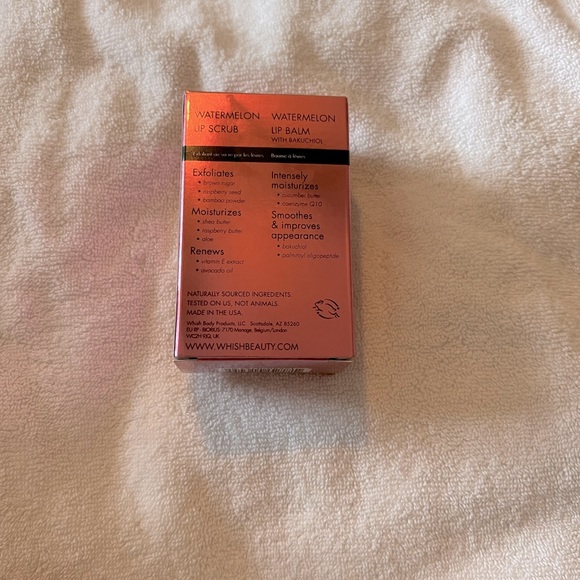 NWOT WHISH LIP DUO - Watermelon Lip Scrub and Lip Balm - Picture 3 of 4